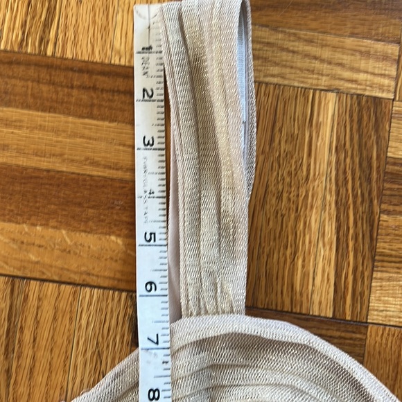 Tadashi Shoji Gold Mesh Sweetheart Dress 12 EUC - Picture 15 of 16